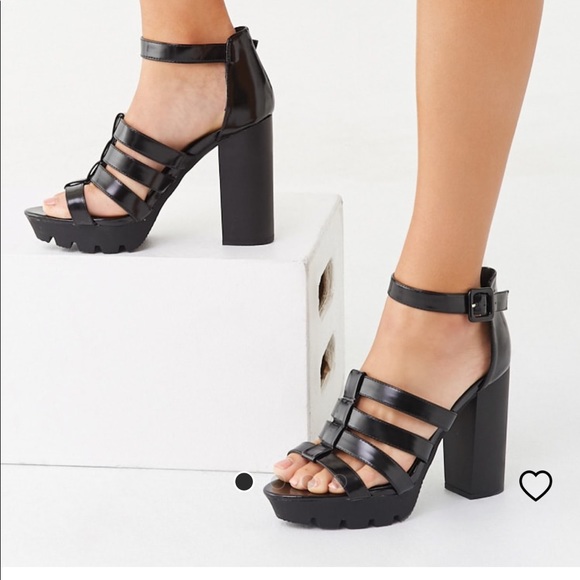 Qupid Shoes - Chunky heel